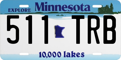 MN license plate 511TRB