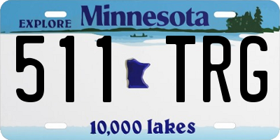 MN license plate 511TRG