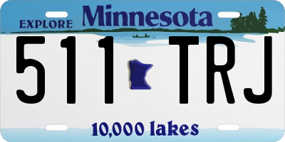 MN license plate 511TRJ