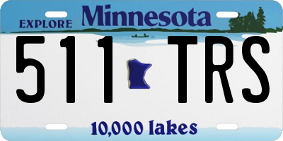 MN license plate 511TRS