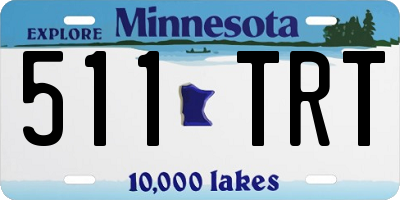 MN license plate 511TRT