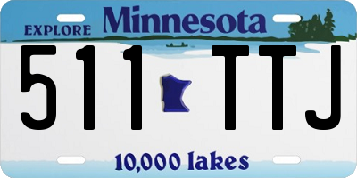 MN license plate 511TTJ