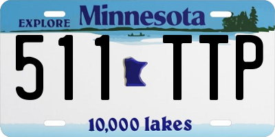 MN license plate 511TTP