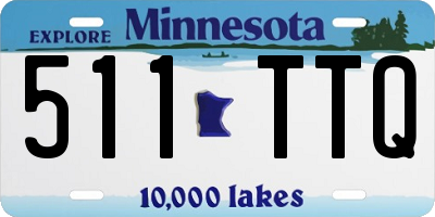 MN license plate 511TTQ