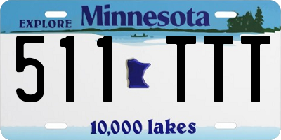 MN license plate 511TTT