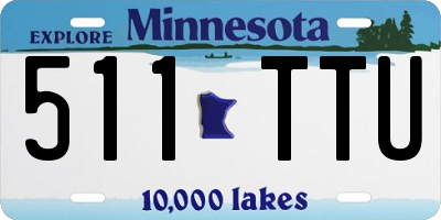 MN license plate 511TTU