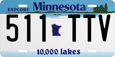 MN license plate 511TTV