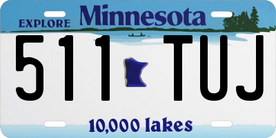 MN license plate 511TUJ