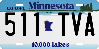 MN license plate 511TVA