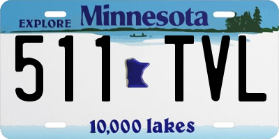 MN license plate 511TVL
