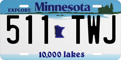 MN license plate 511TWJ