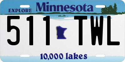 MN license plate 511TWL