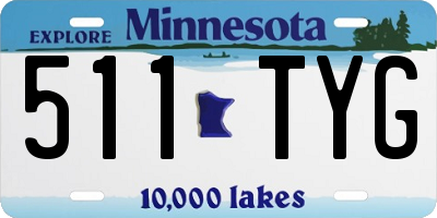 MN license plate 511TYG