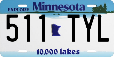 MN license plate 511TYL