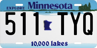 MN license plate 511TYQ