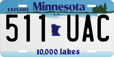 MN license plate 511UAC