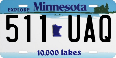 MN license plate 511UAQ