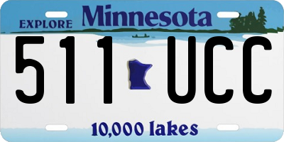 MN license plate 511UCC