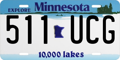 MN license plate 511UCG