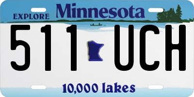 MN license plate 511UCH