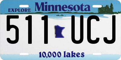 MN license plate 511UCJ