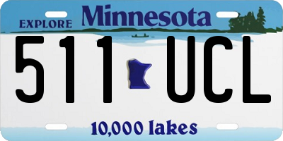 MN license plate 511UCL