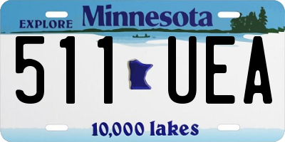 MN license plate 511UEA