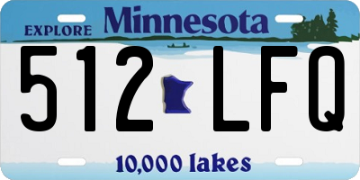MN license plate 512LFQ