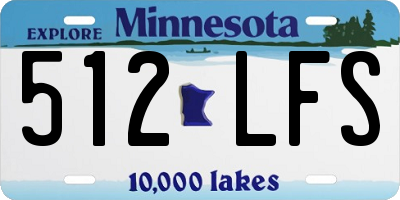 MN license plate 512LFS
