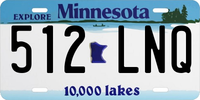 MN license plate 512LNQ