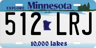 MN license plate 512LRJ