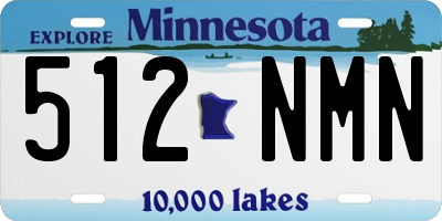 MN license plate 512NMN