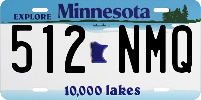 MN license plate 512NMQ