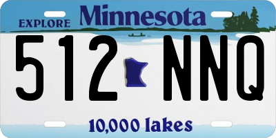 MN license plate 512NNQ