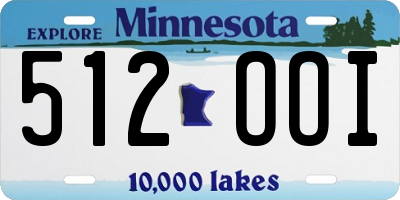 MN license plate 512OOI