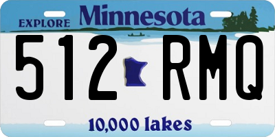 MN license plate 512RMQ