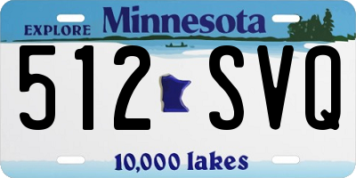 MN license plate 512SVQ