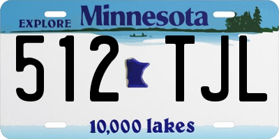 MN license plate 512TJL