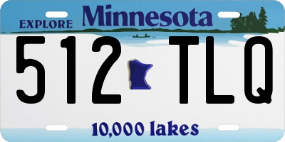 MN license plate 512TLQ