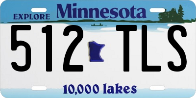 MN license plate 512TLS