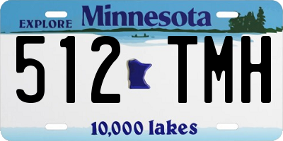 MN license plate 512TMH