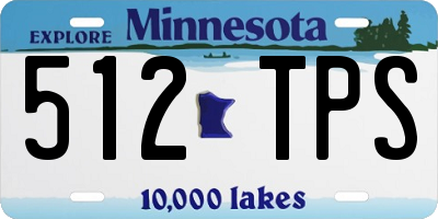 MN license plate 512TPS