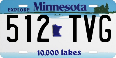 MN license plate 512TVG