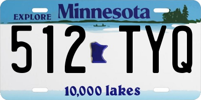 MN license plate 512TYQ