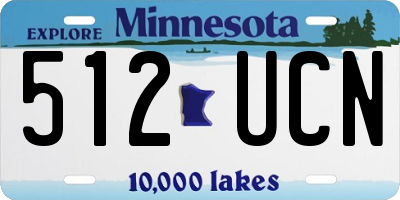 MN license plate 512UCN