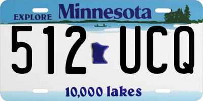 MN license plate 512UCQ