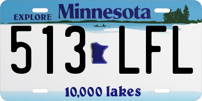 MN license plate 513LFL