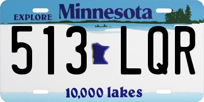MN license plate 513LQR