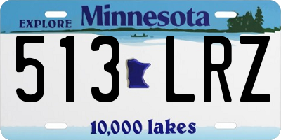 MN license plate 513LRZ