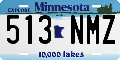 MN license plate 513NMZ